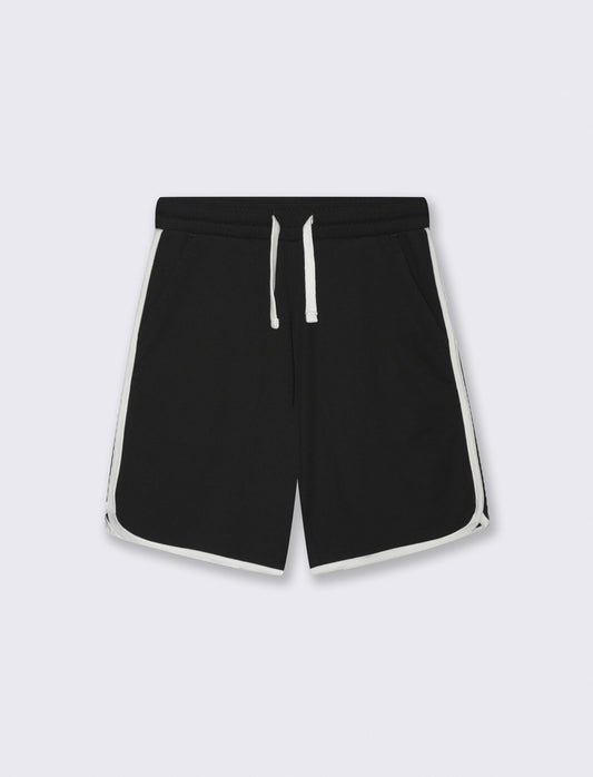 Bermuda baseball jersey with laces - Black