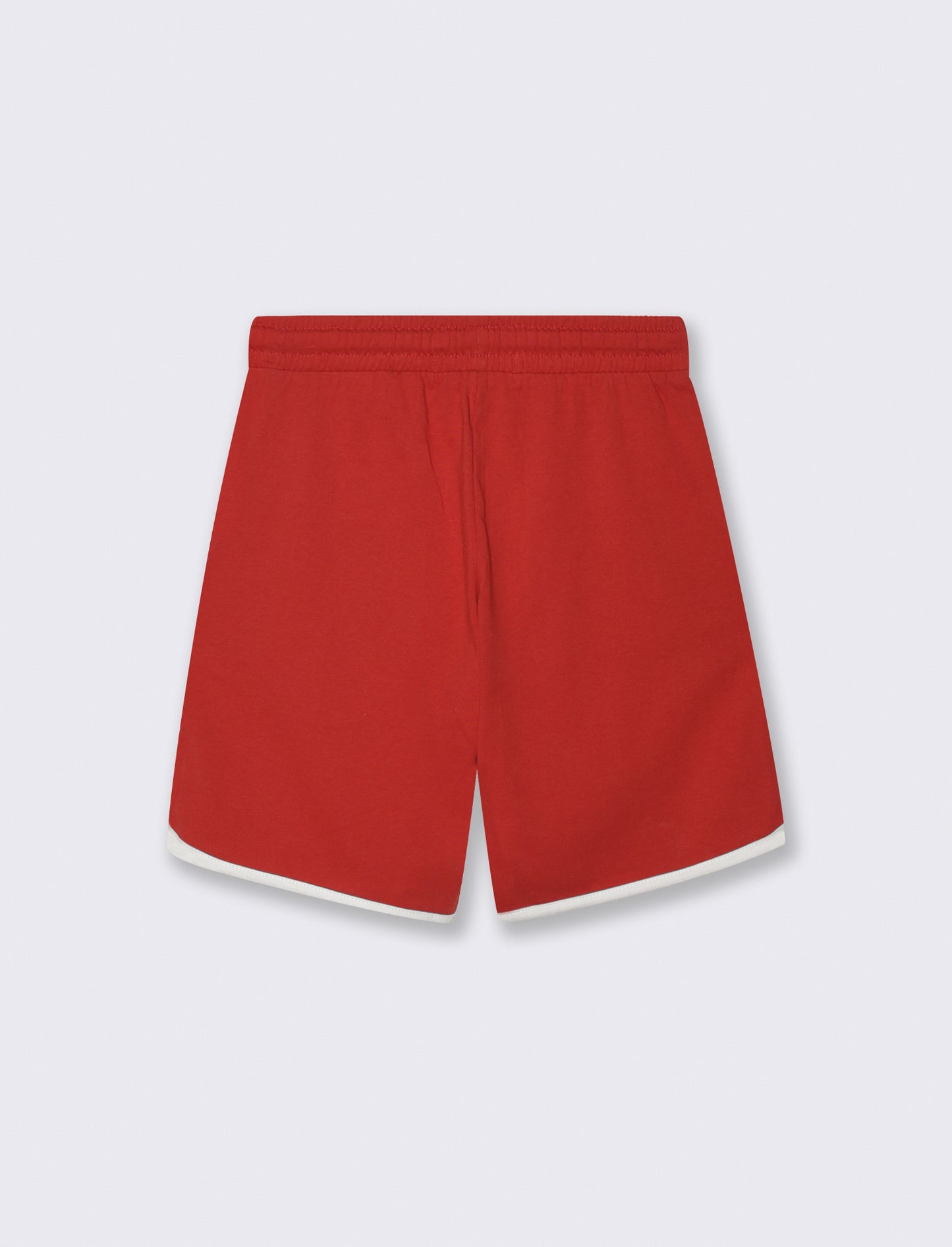 Bermuda baseball in jersey con lacci - Rosso