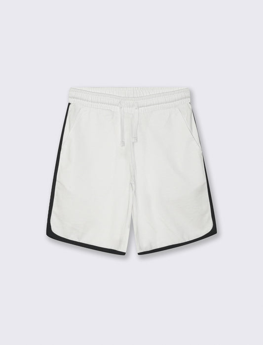 Bermuda baseball jersey with laces - White