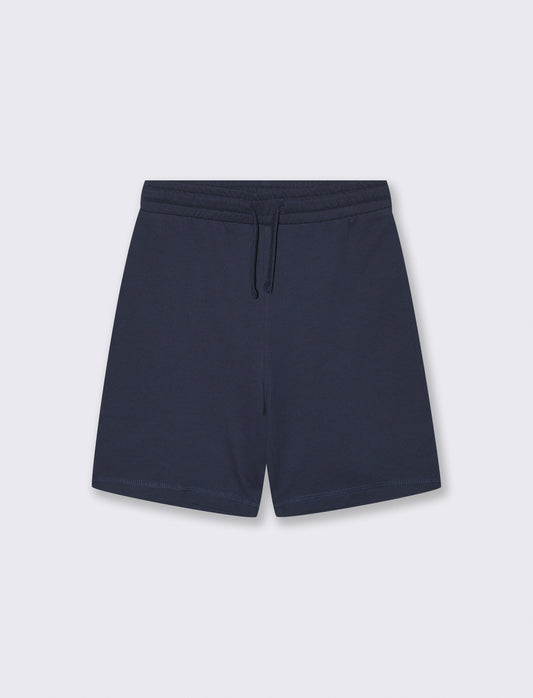 Bermuda in felpa leggeri e versatili - Blu