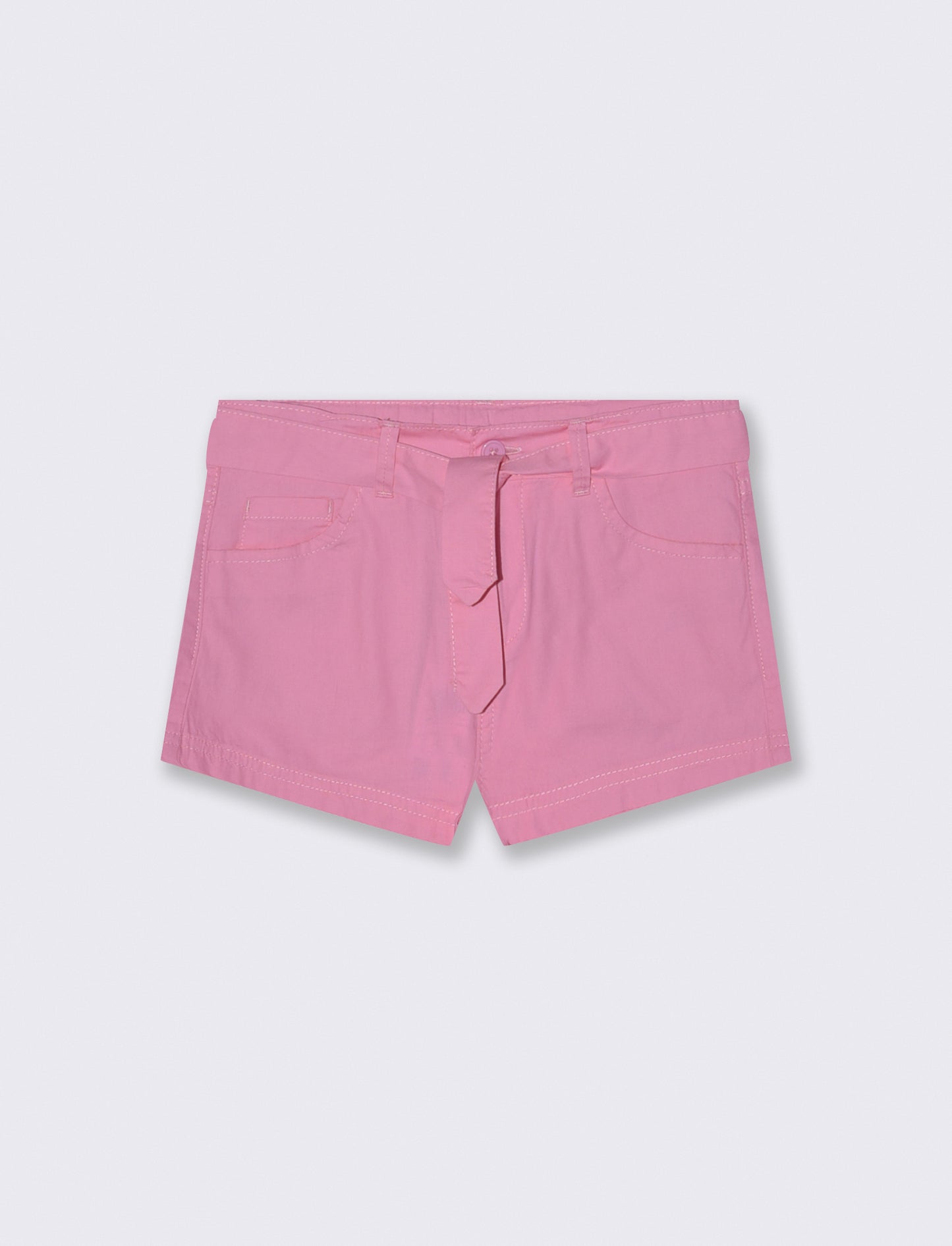 Pantaloncino cinque tasche da bambina - Rosa