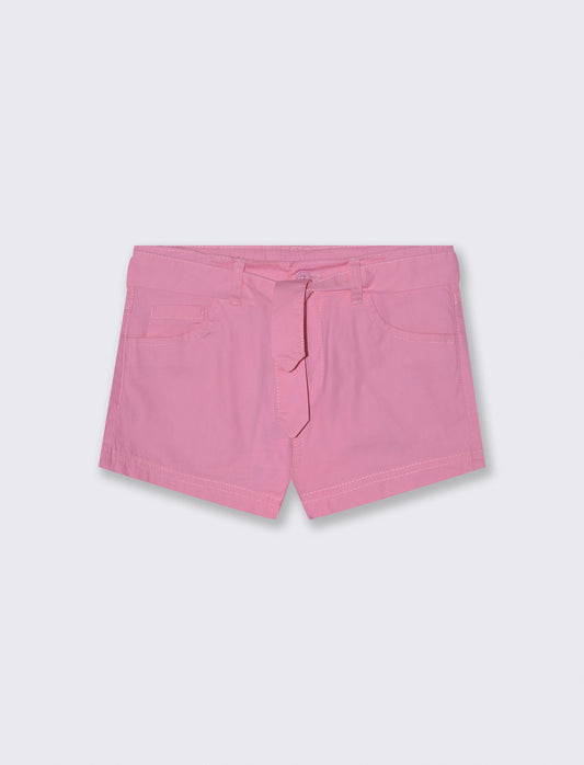 Pantaloncino cinque tasche da bambina - Rosa