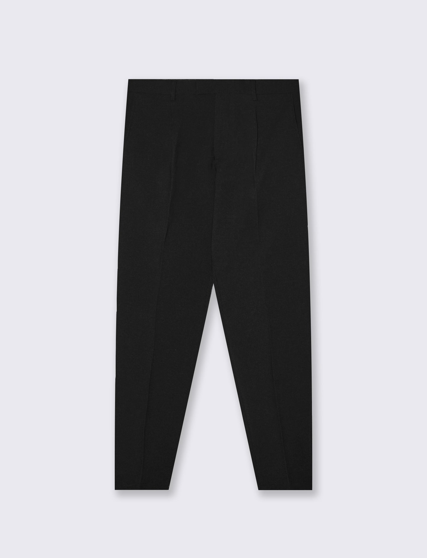 Pantaloni Micro Waffel Formali Fit - Nero