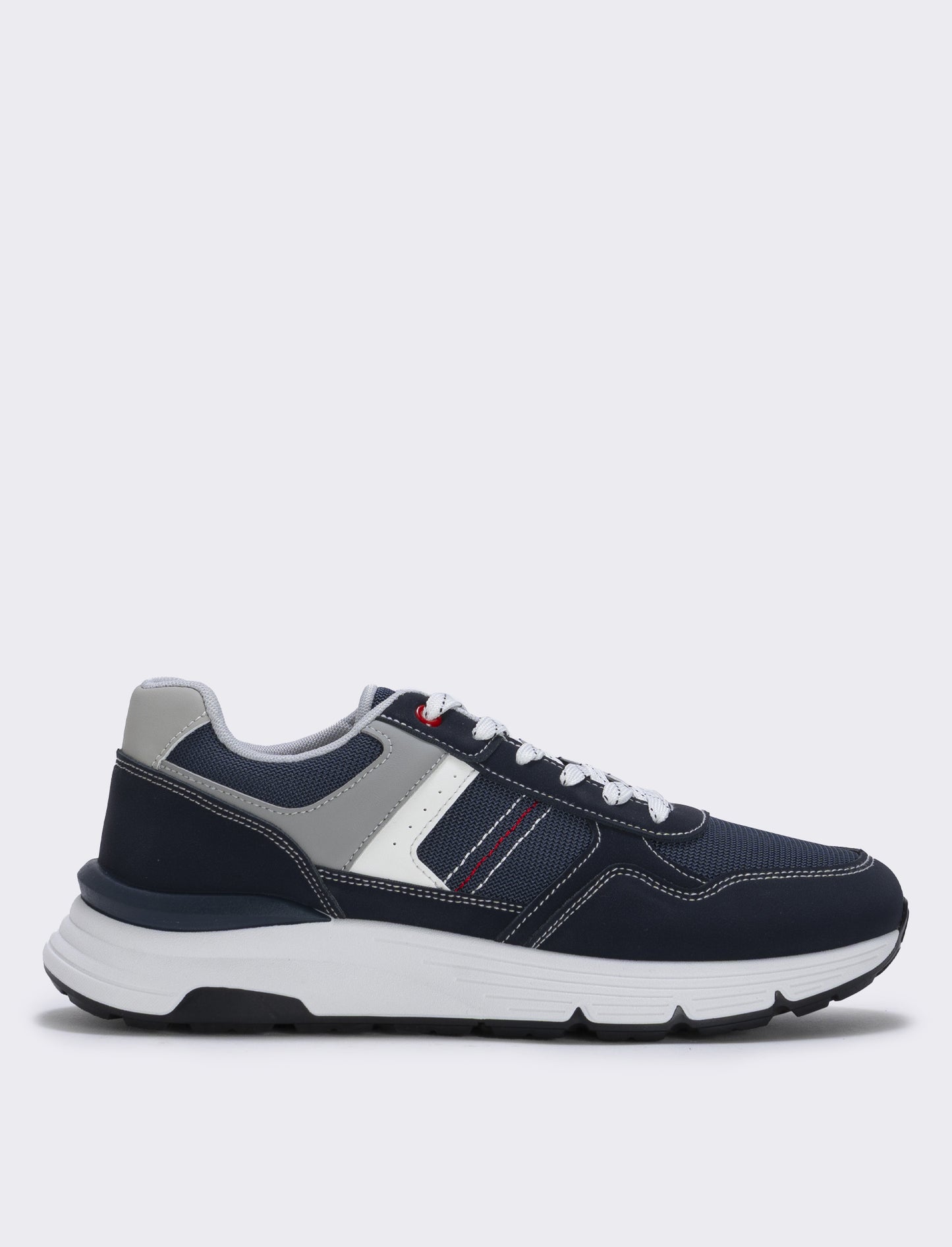 Men's Casual Sneakers in Fabric and Polyurethane - Blue