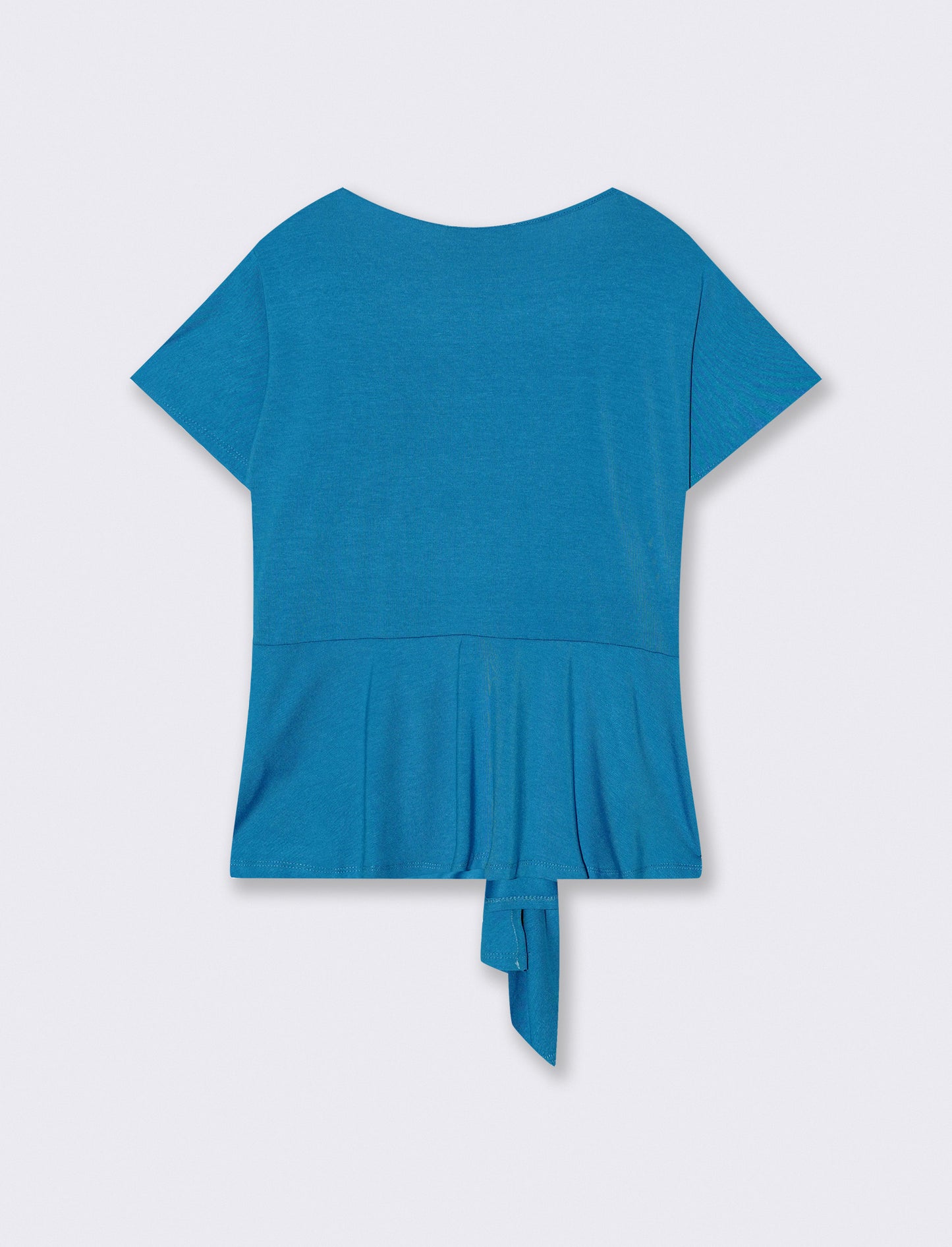 Casacca in popeline di viscosa con collana - Turchese