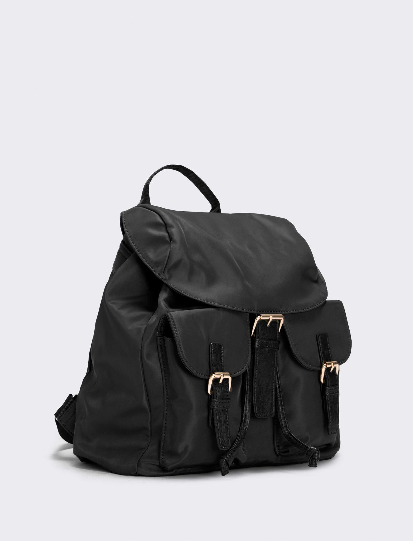 Zaino donna in nylon - Nero