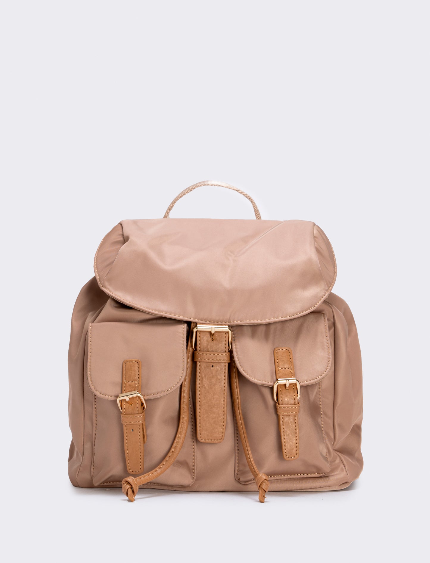 Zaino donna in nylon - Beige