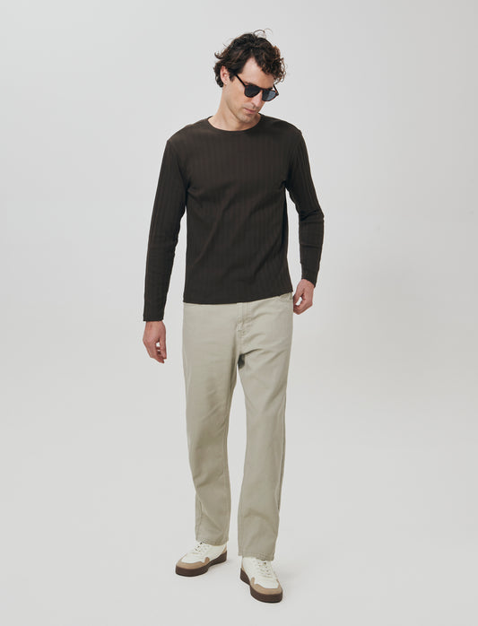 Jeans Baggy Fit Leggero in Denim - Grigio stone