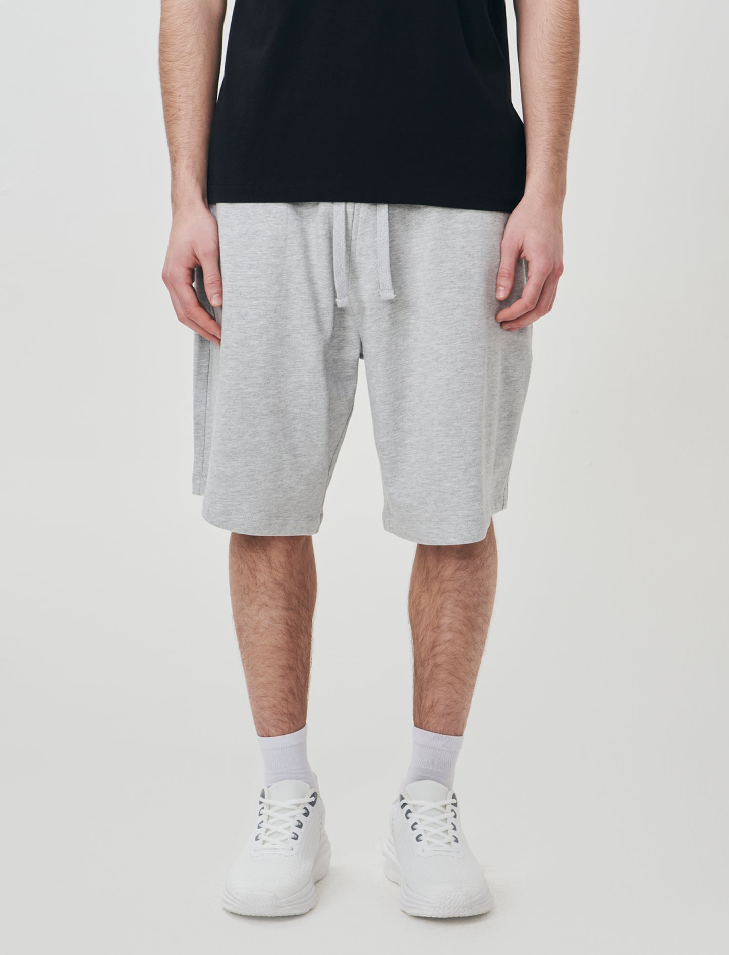 Bermuda Skater with Jogger Waistband - Grey