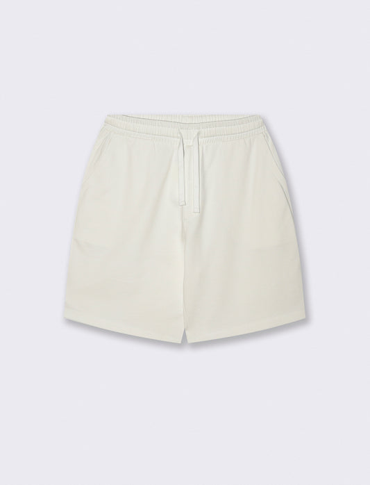 Bermuda Skater with Jogger Waistband - White
