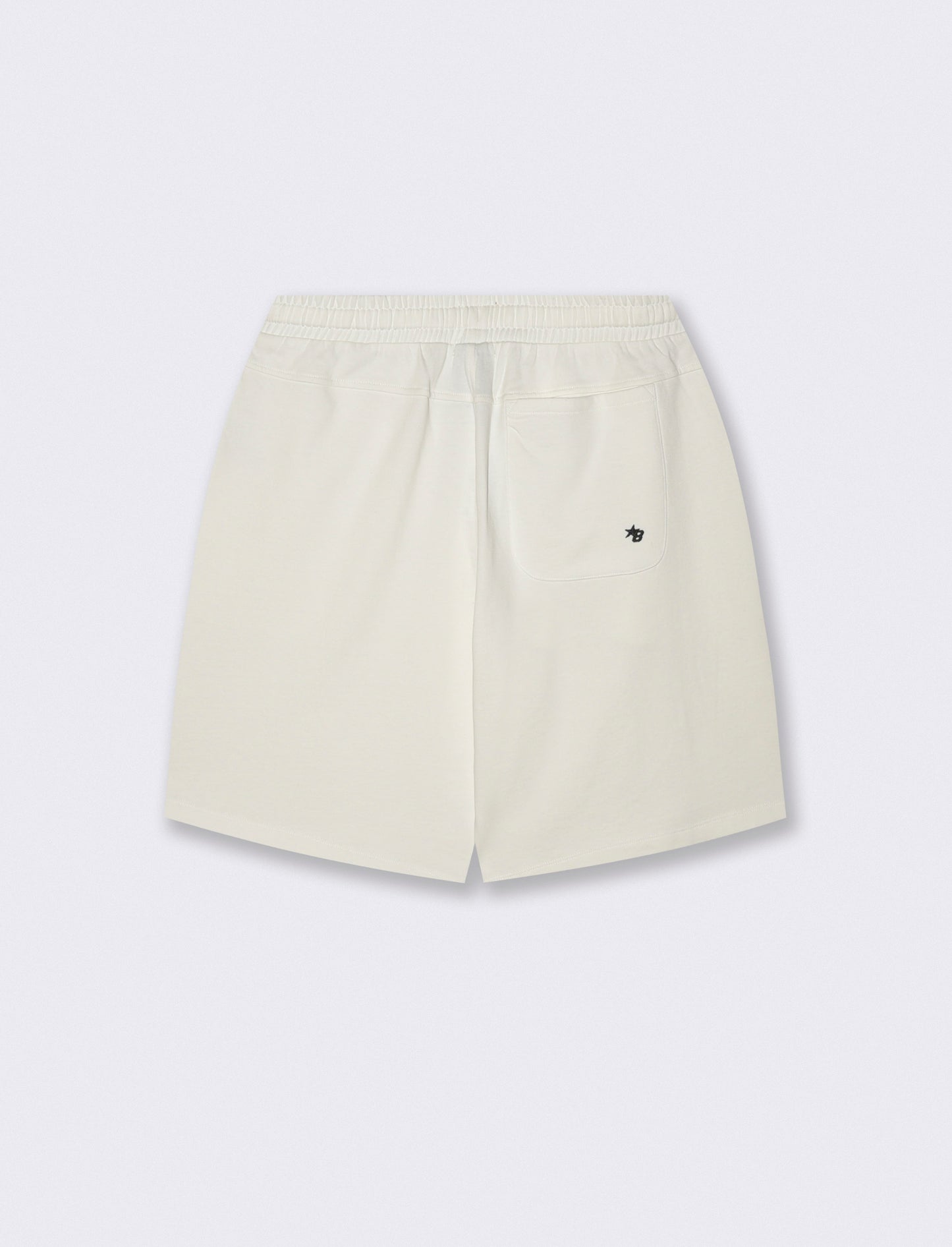 Bermuda Skater with Jogger Waistband - White