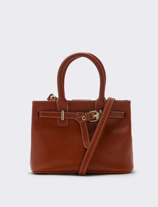 Borsa a mano con fibbia elegante e pratica - Arancio
