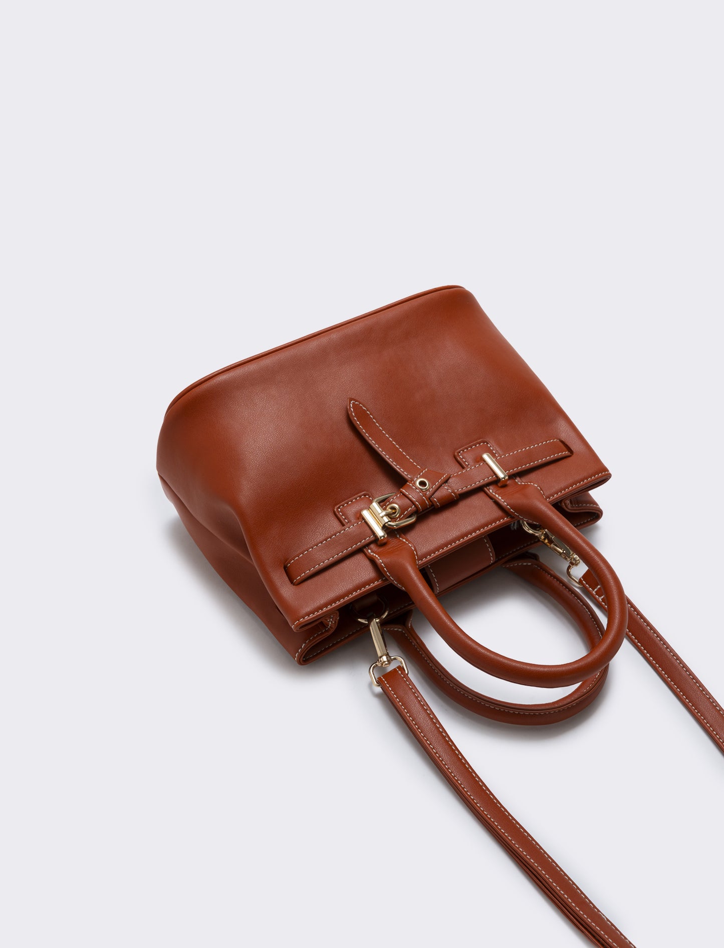 Borsa a mano con fibbia elegante e pratica - Arancio