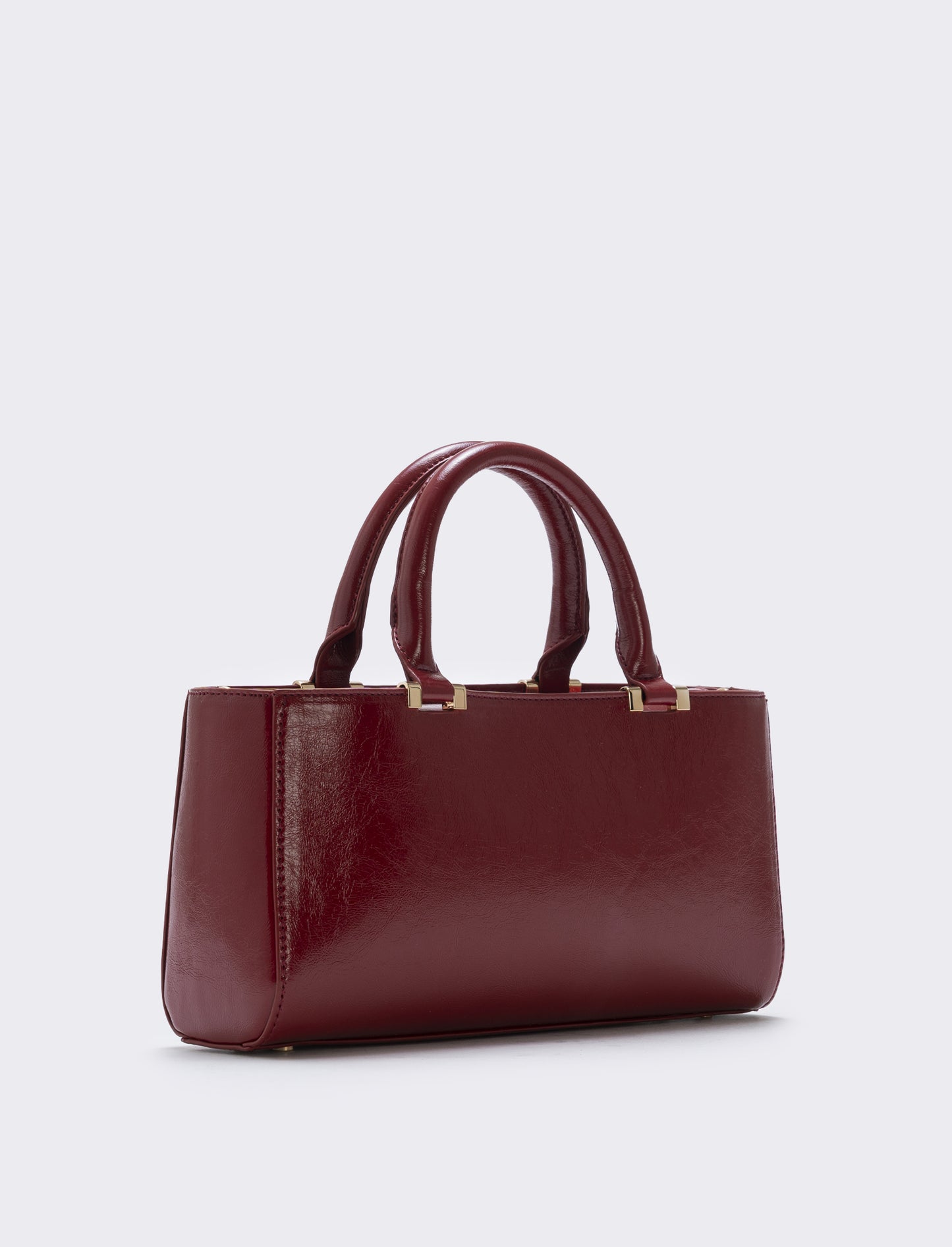 Bauletto rigido rettangolare lucido - Rosso