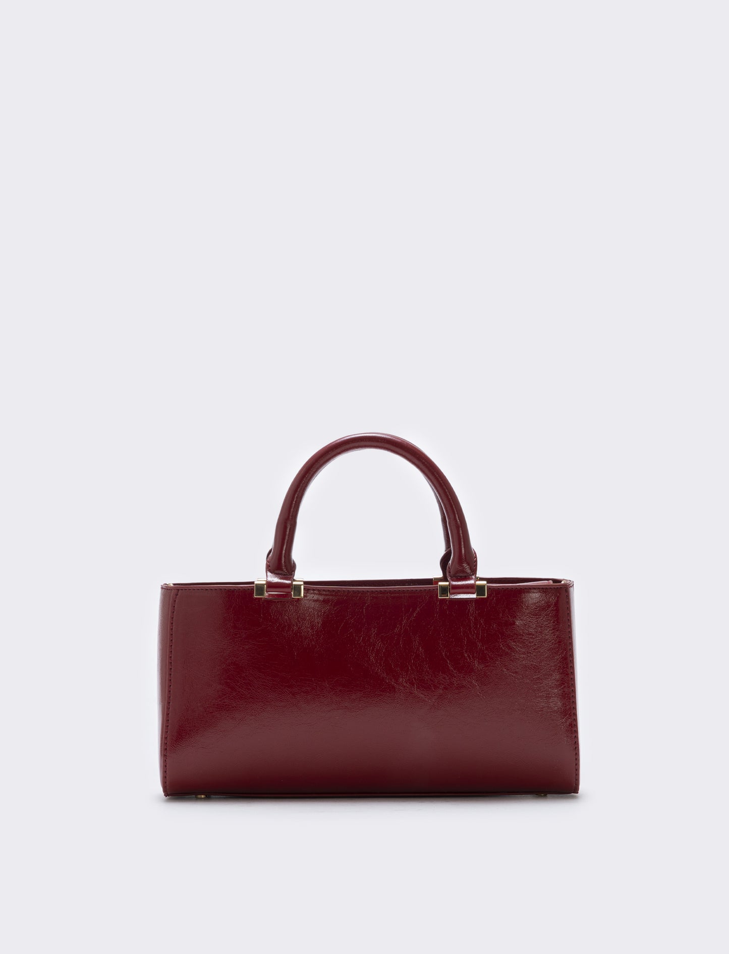 Bauletto rigido rettangolare lucido - Rosso