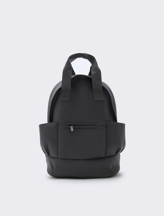 Zaino tessuto scuba con tasche laterali - Grigio