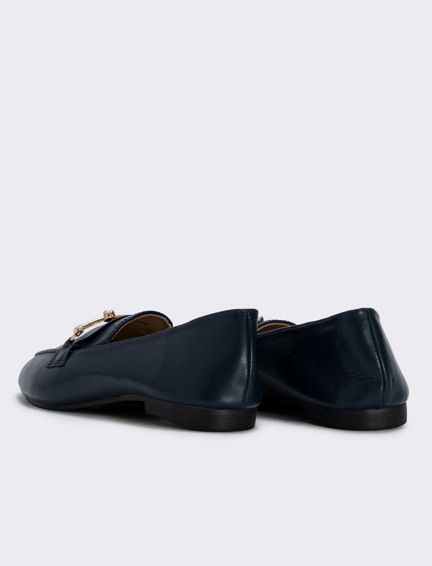 Blue moccasin with jewel detail - Blue