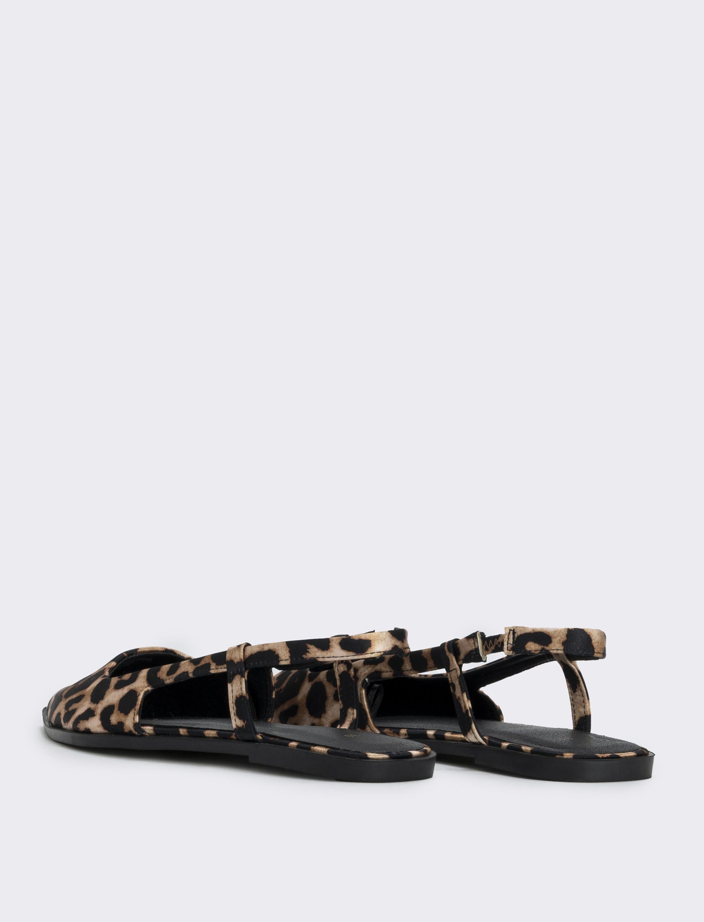Slingback maculata in satin - Maculato