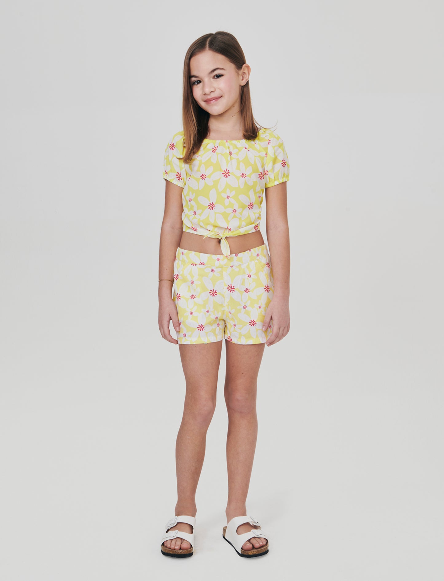 Short in popeline estivi e colorati - Giallo