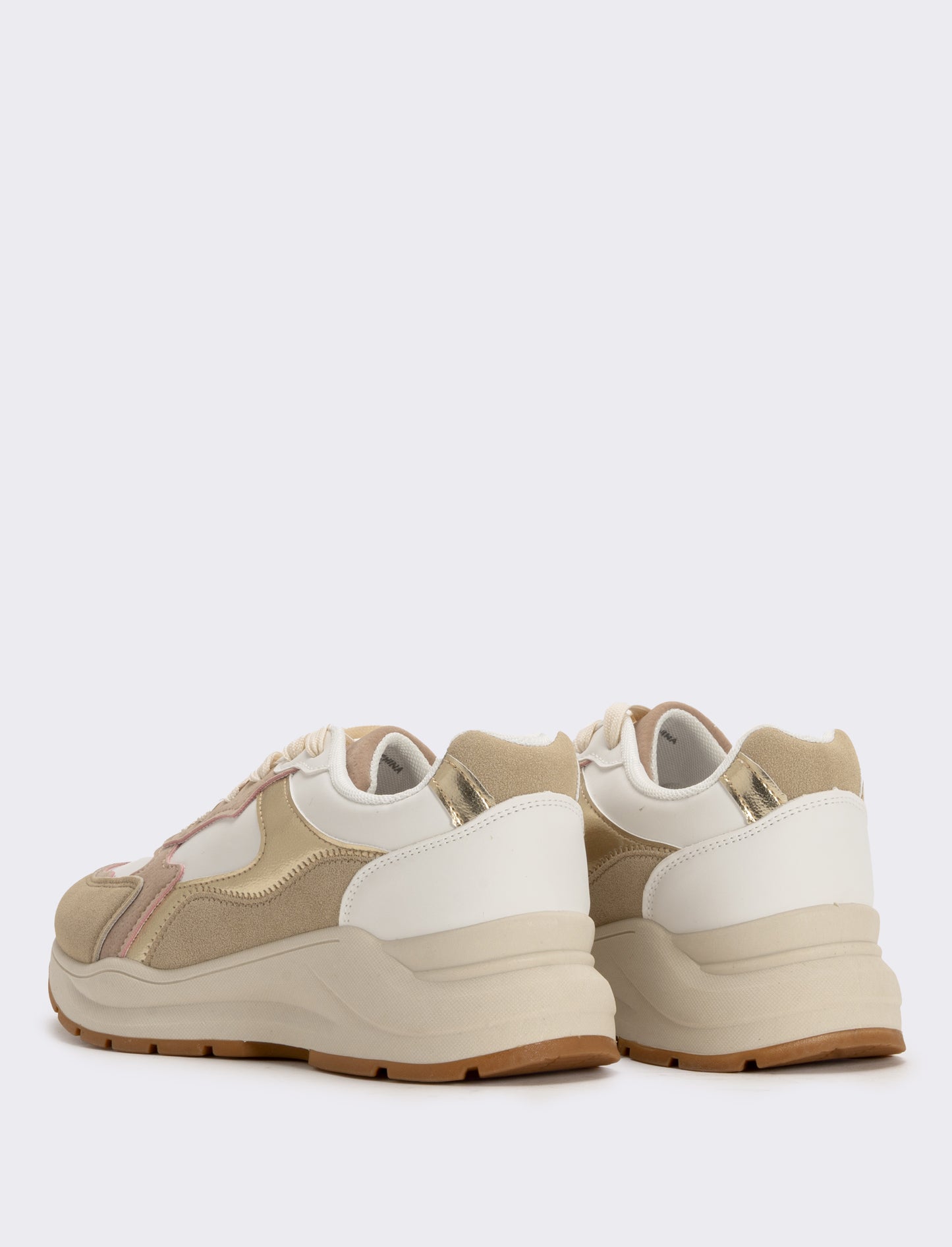 Sneakers bianche da con riporti - Bianco