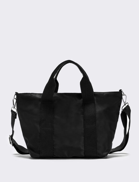 Borsa piccola in nylon - Nero