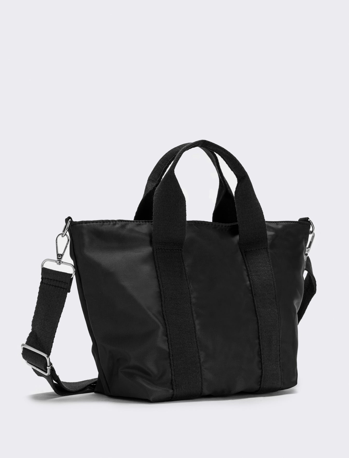 Borsa piccola in nylon - Nero