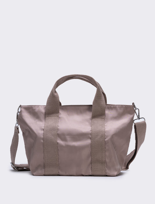 Borsa piccola in nylon - Beige