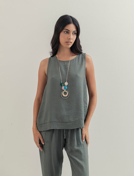 Top con collana - Ve.milit.