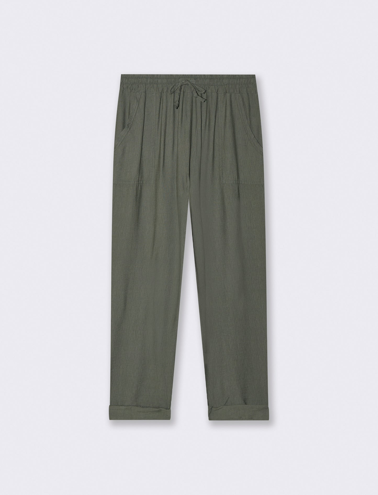 Pantalone con tasche a toppe ed elastico in vita - Ve.milit.
