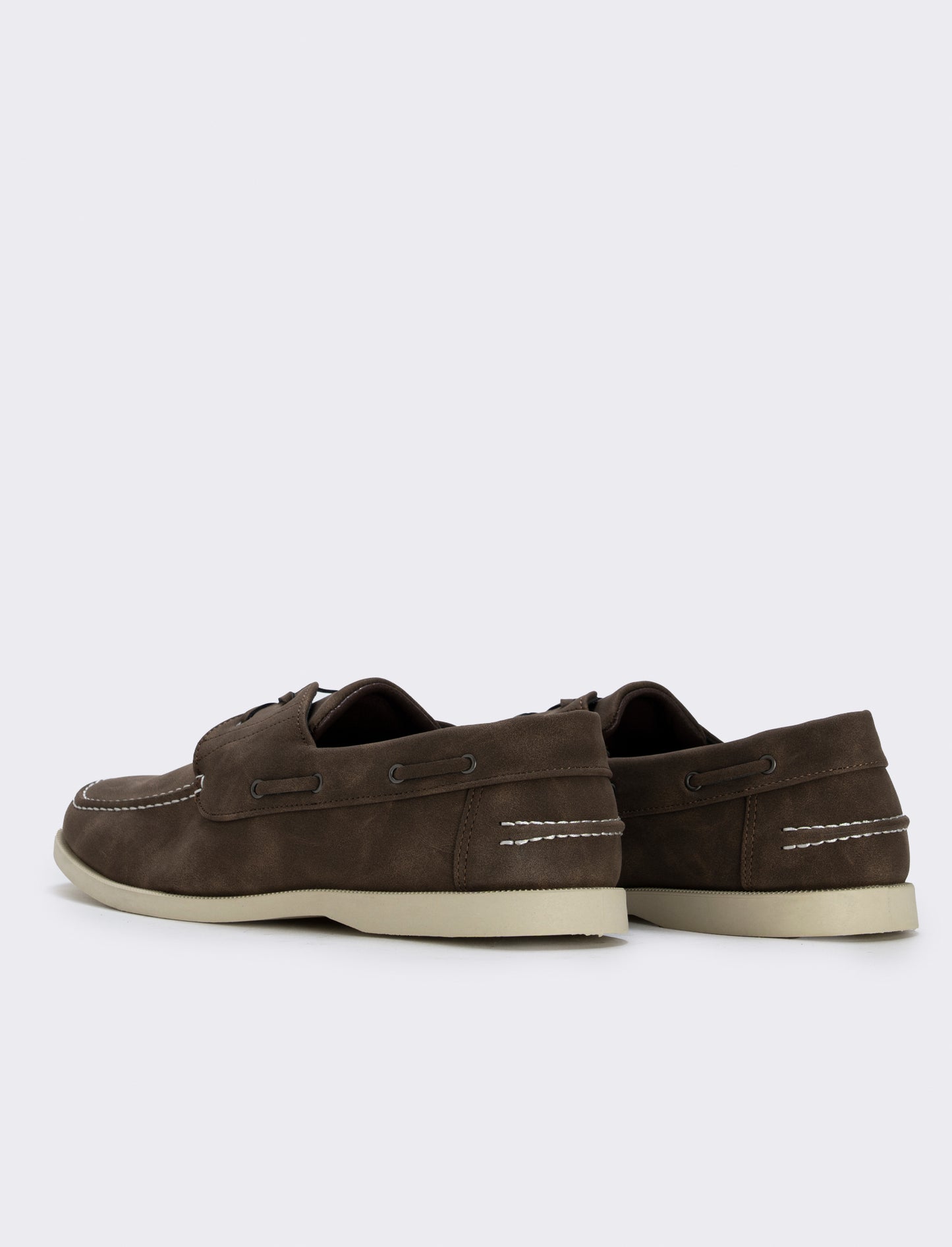 Scarpa da Barca Uomo in Poliuretano - Testa di moro
