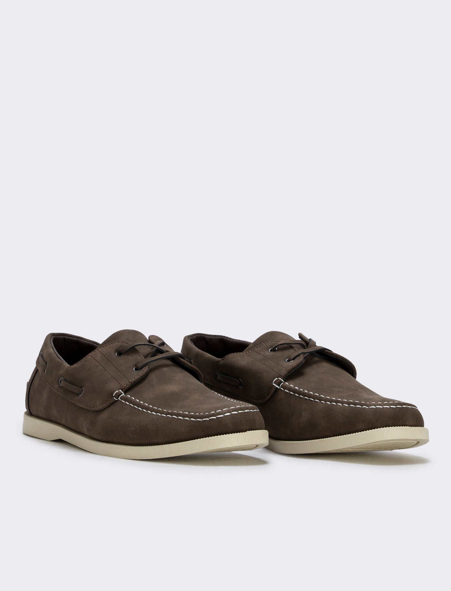 Scarpa da Barca Uomo in Poliuretano - Testa di moro
