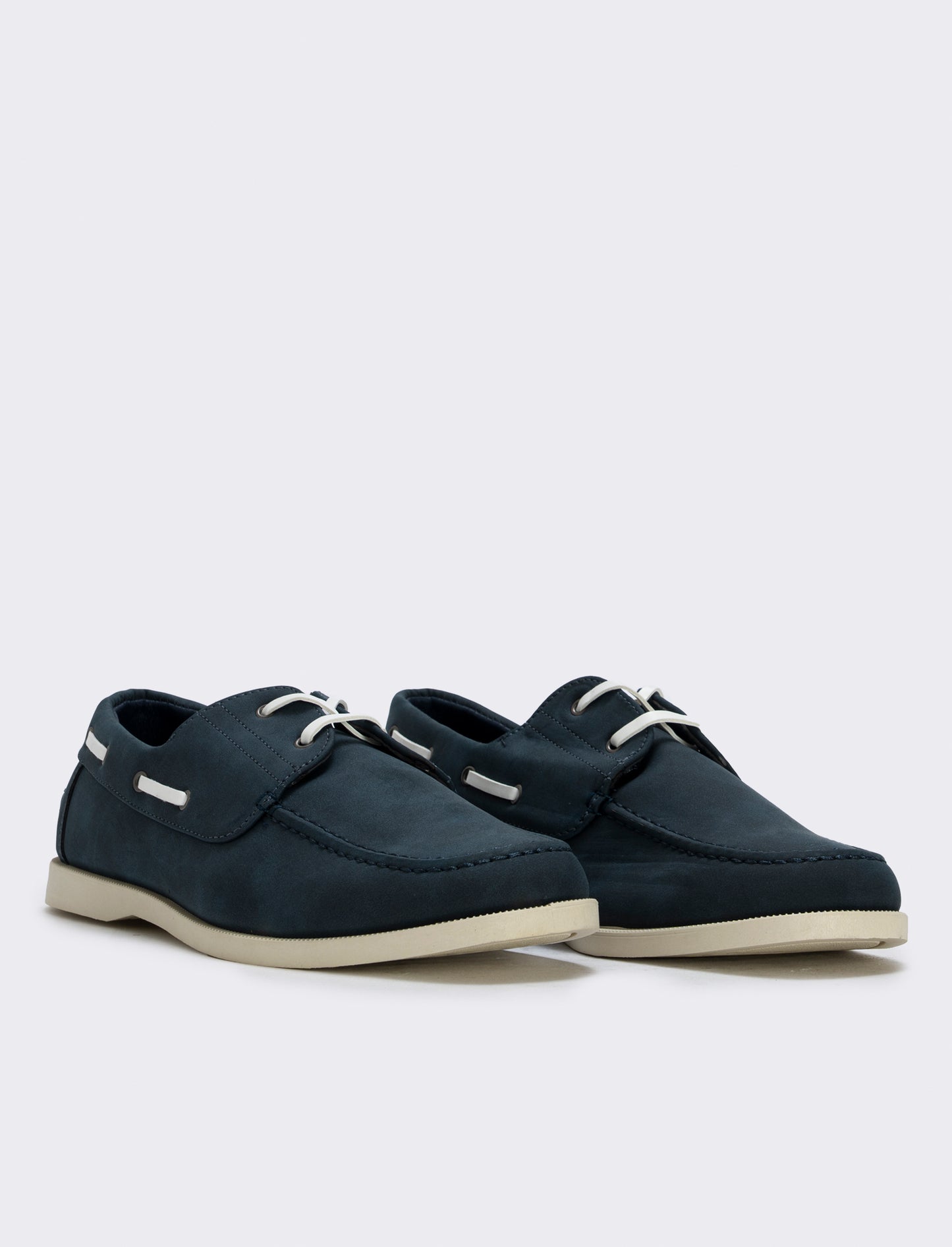 Scarpa da Barca Uomo in Poliuretano - Blu