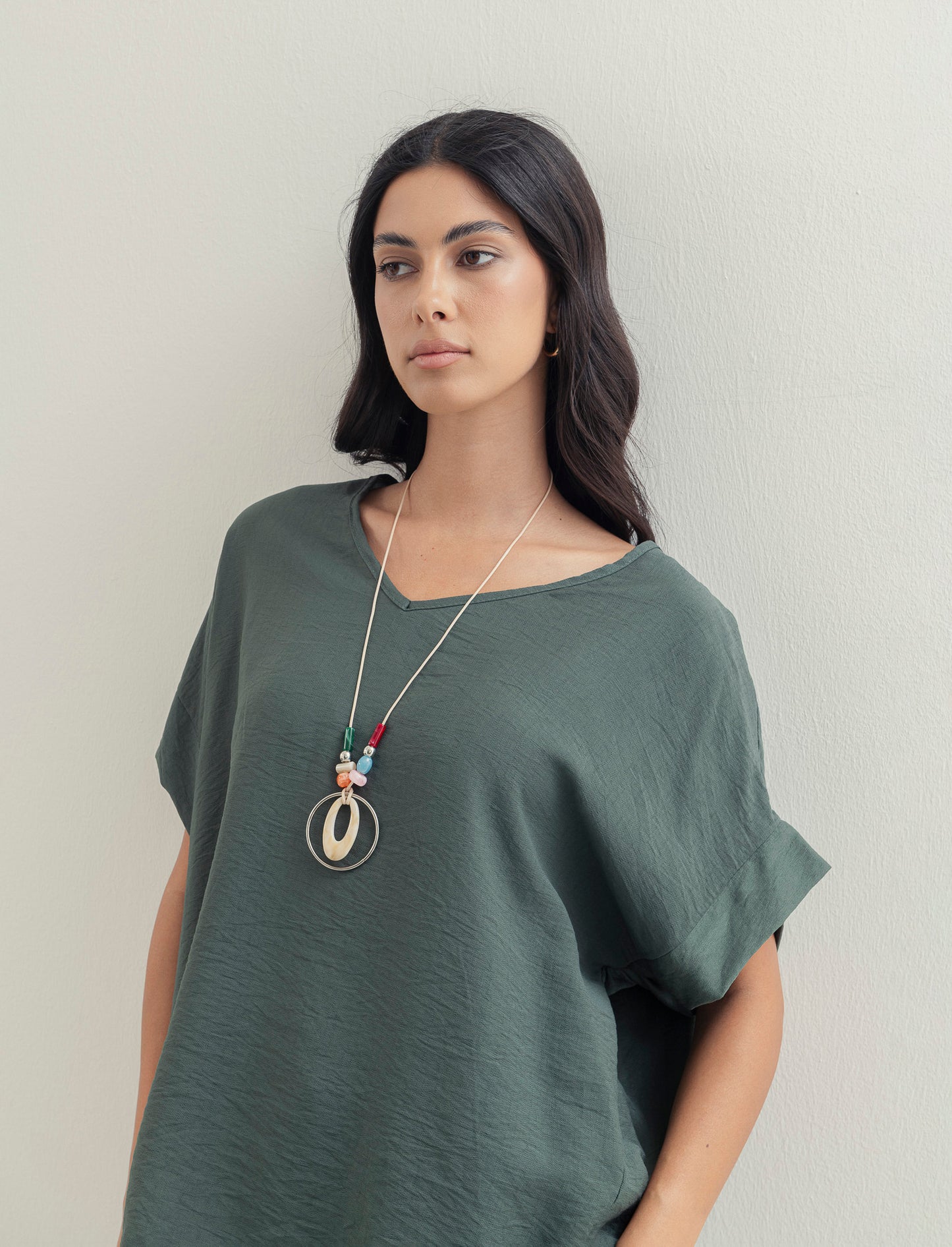 Casacca over con collana - Ve.milit.