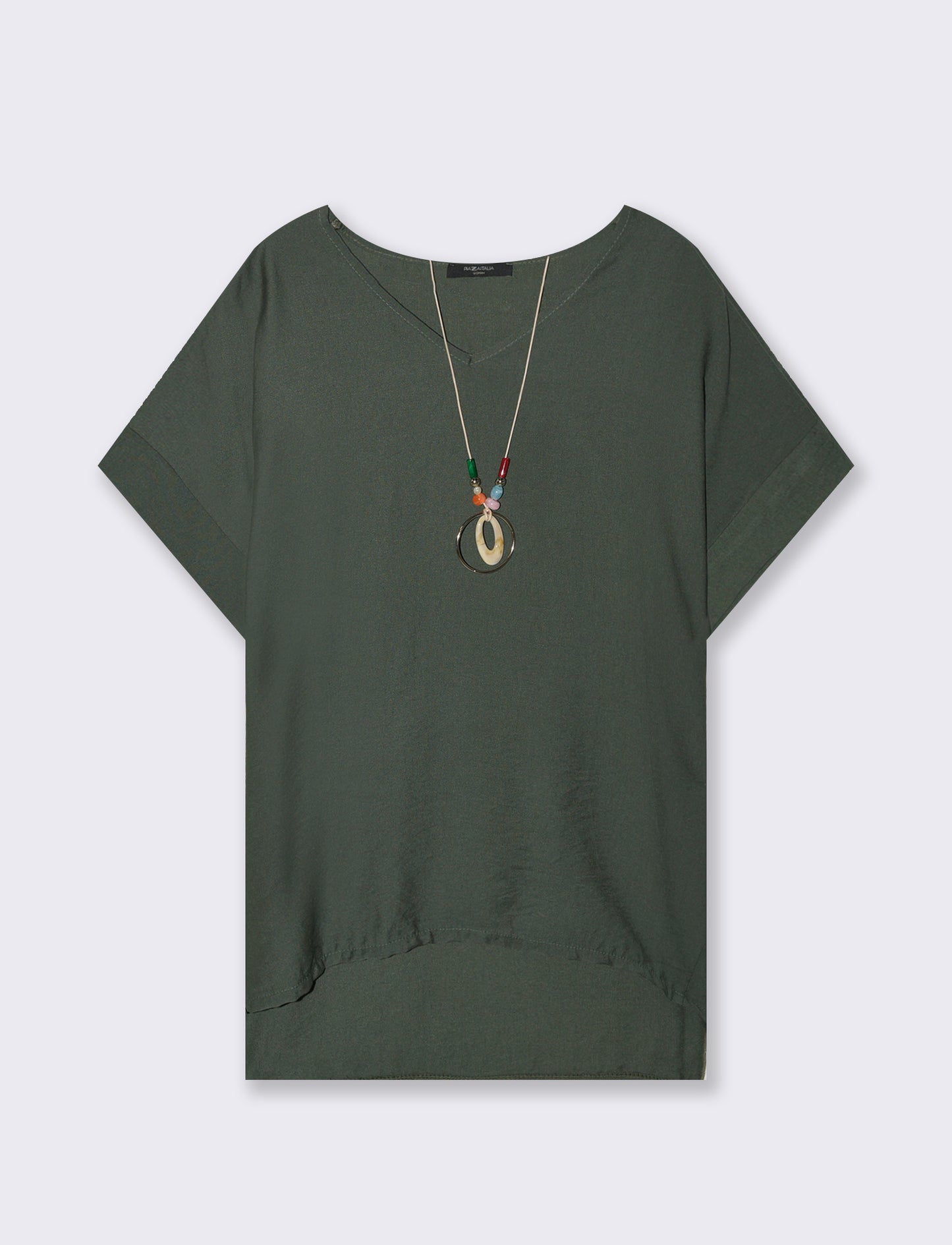Casacca over con collana - Ve.milit.