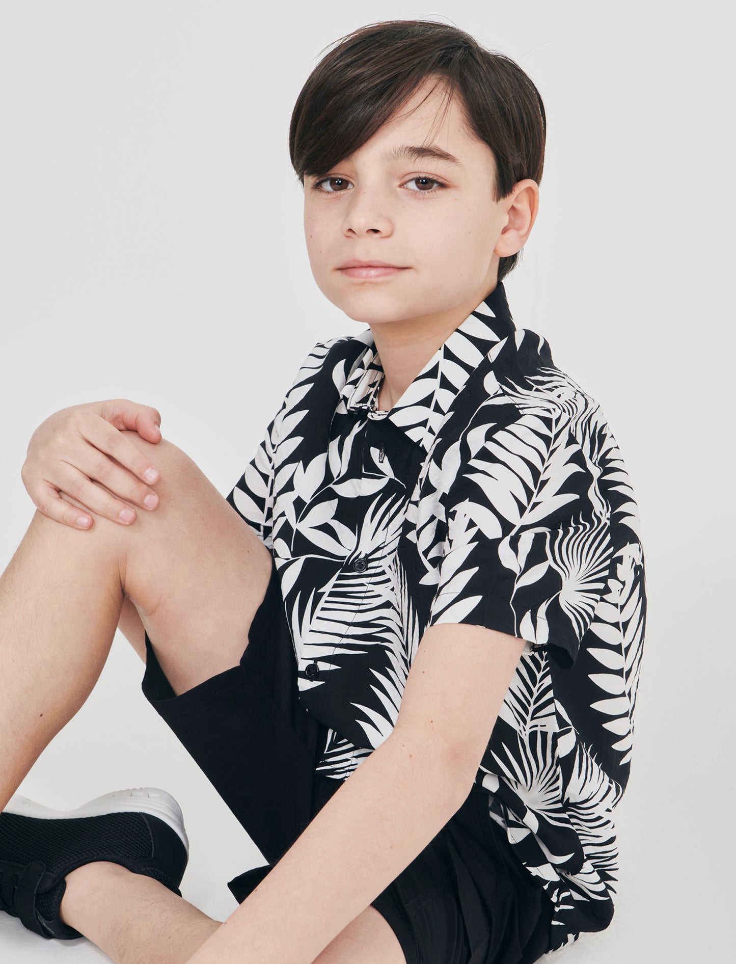 Camicia Fantasia Tropicale Mezza Manica - Fantasia