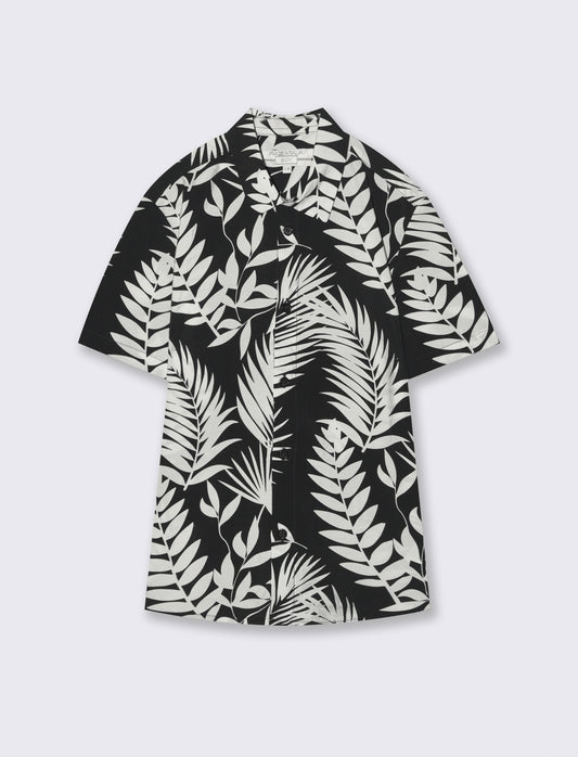 Camicia Fantasia Tropicale Mezza Manica - Fantasia