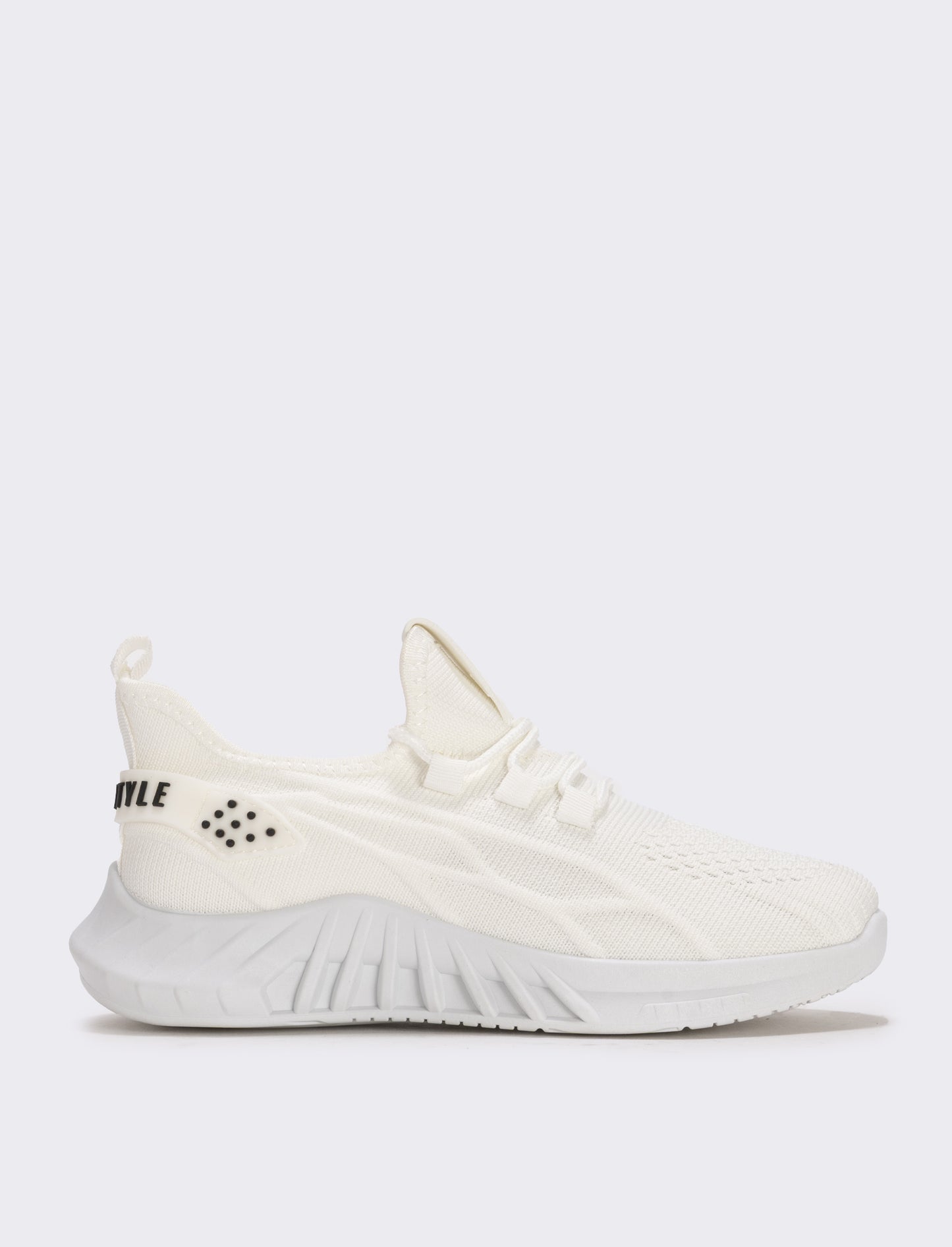 Sneakers multi elementi in tessuto tecnico - Bianco