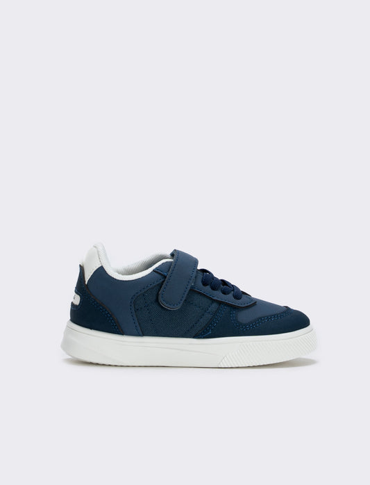 Sneakers da bambino con lacci. - Blu