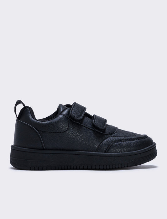 Sneakers basic da bambino. - Nero