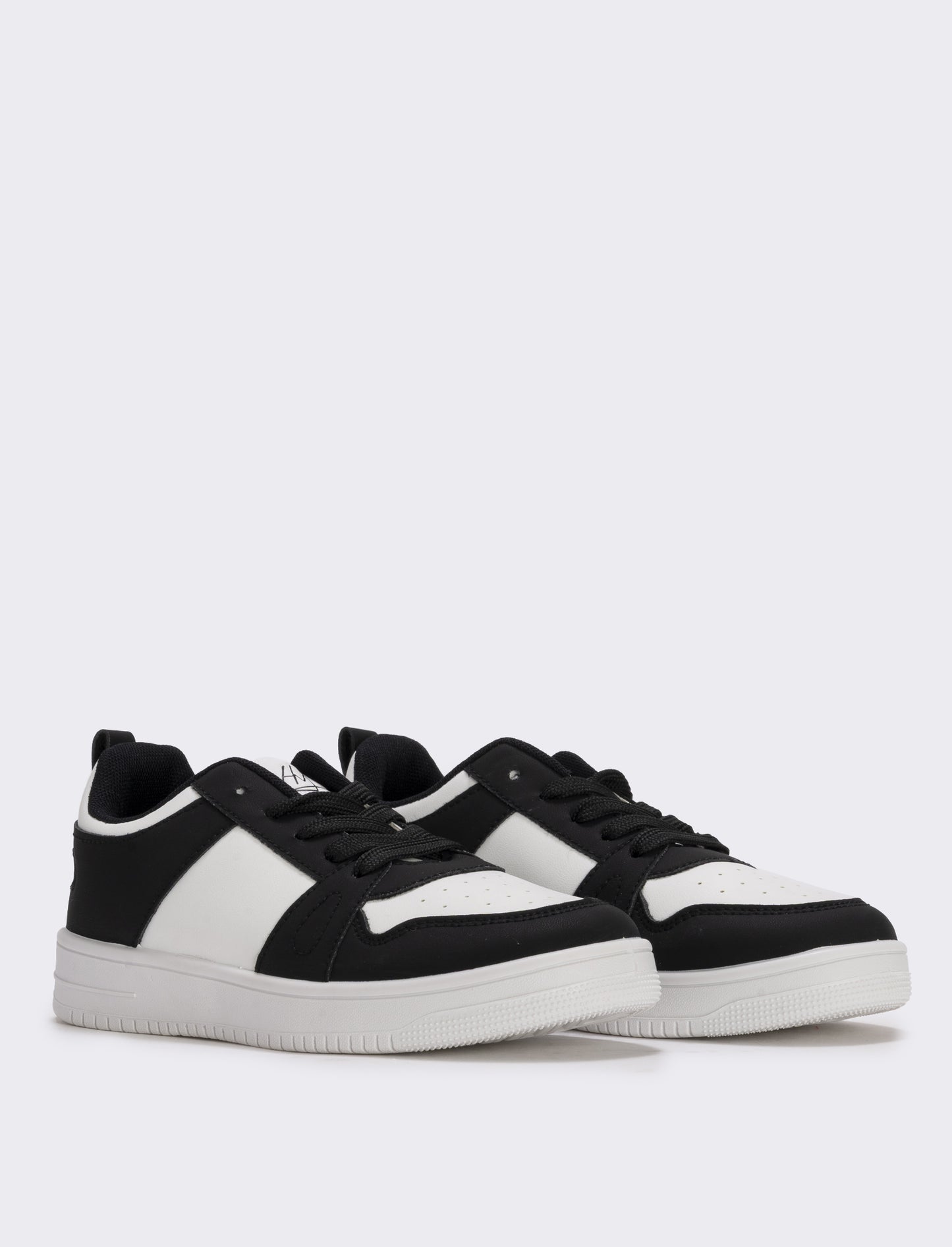 Sneakers bianche e nere per bambini - Bianco-nero