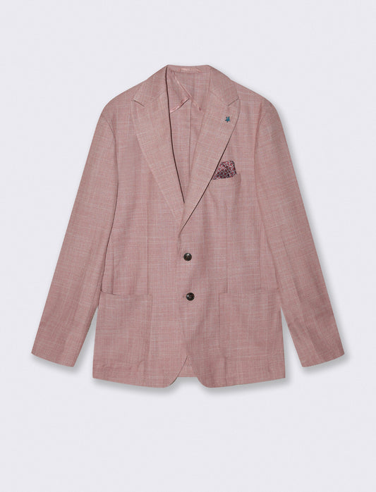 Formal Blazer in Structured Fabric - Orange