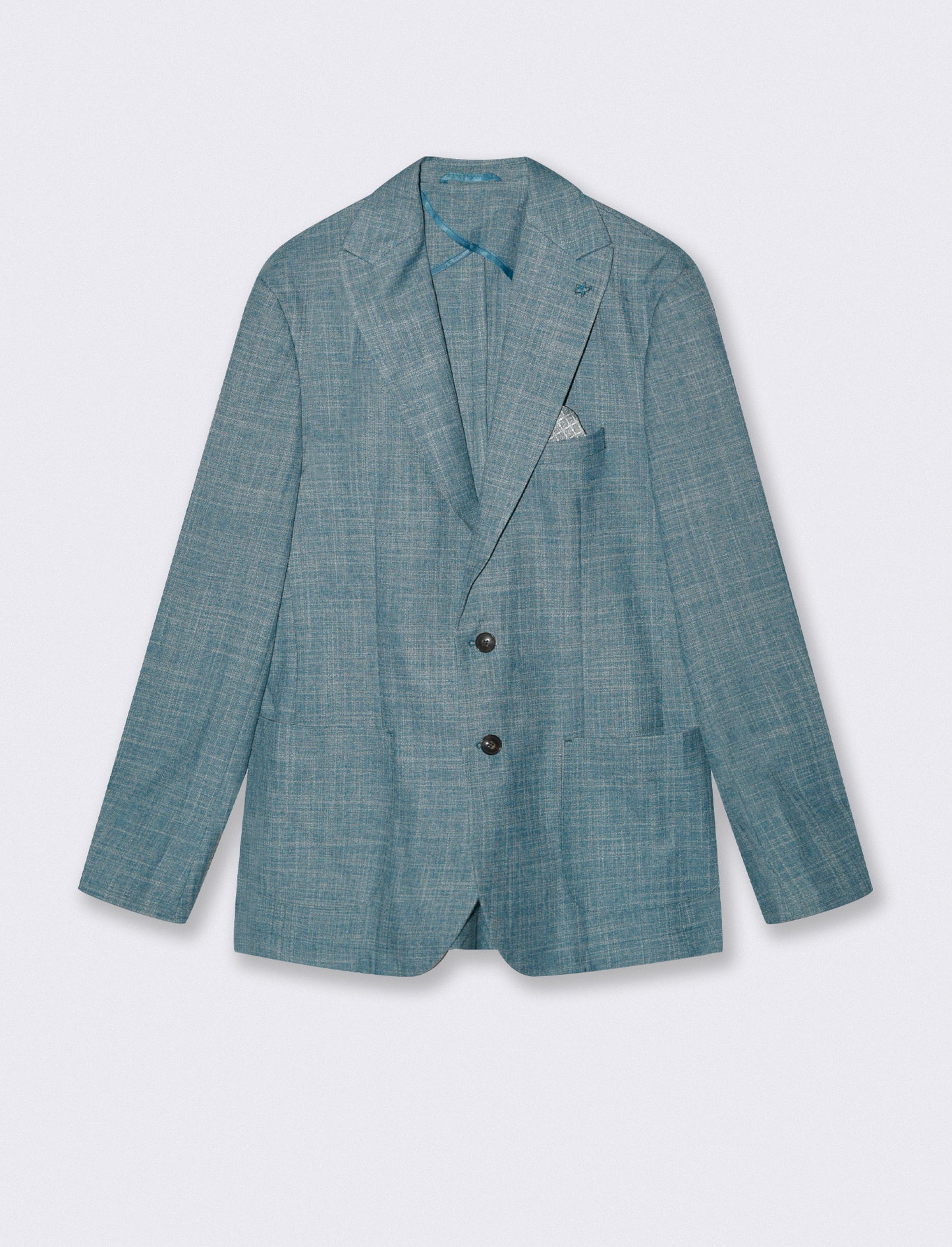 Formal Blazer in Structured Fabric - Green