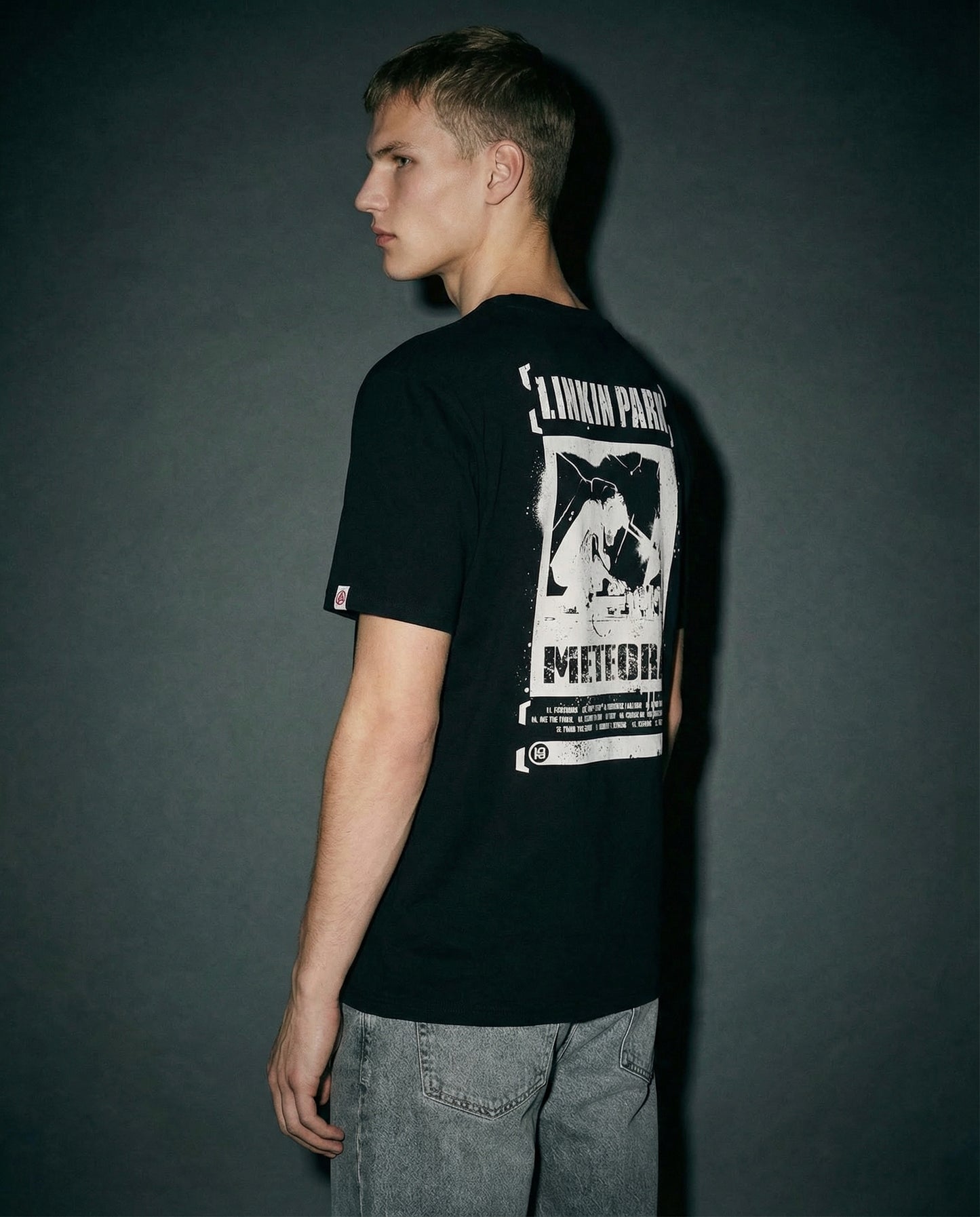 T-shirt Linkin Park con stampa esclusiva - Nero