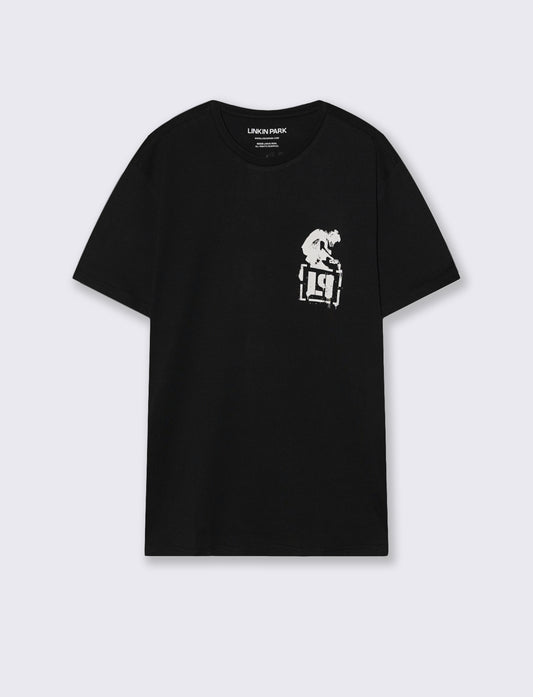 T-SHIRT STAMPA LINKIN PARK - Nero