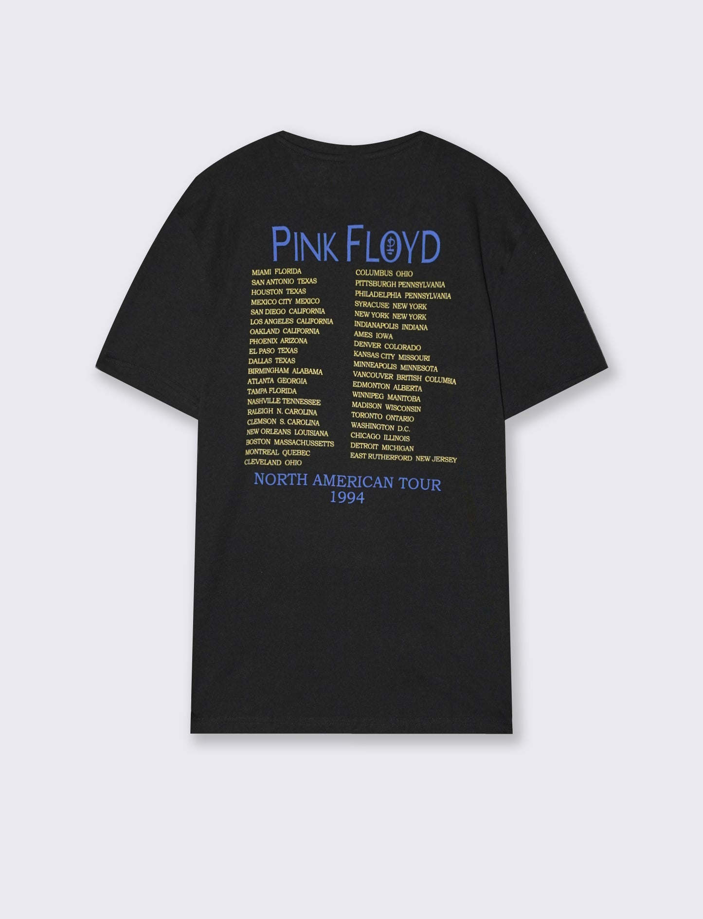 T-shirt Pink Floyd con stampa esclusiva - Nero