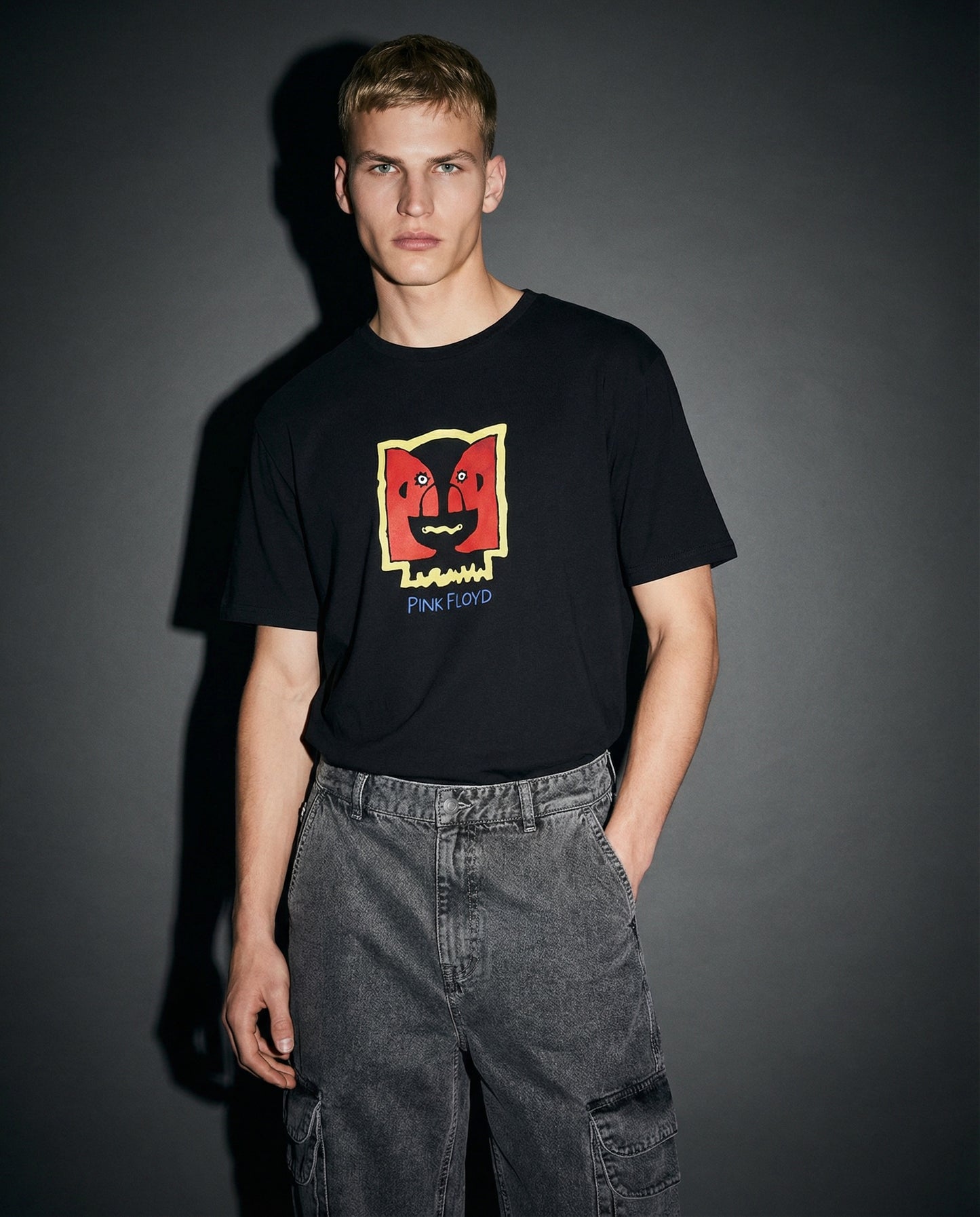 T-shirt Pink Floyd con stampa esclusiva - Nero