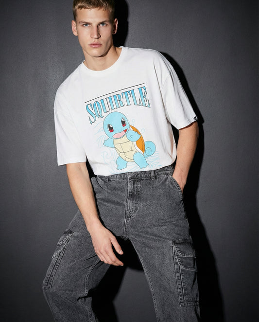 T-shirt Pokemon girocollo maniche corte - Bianco