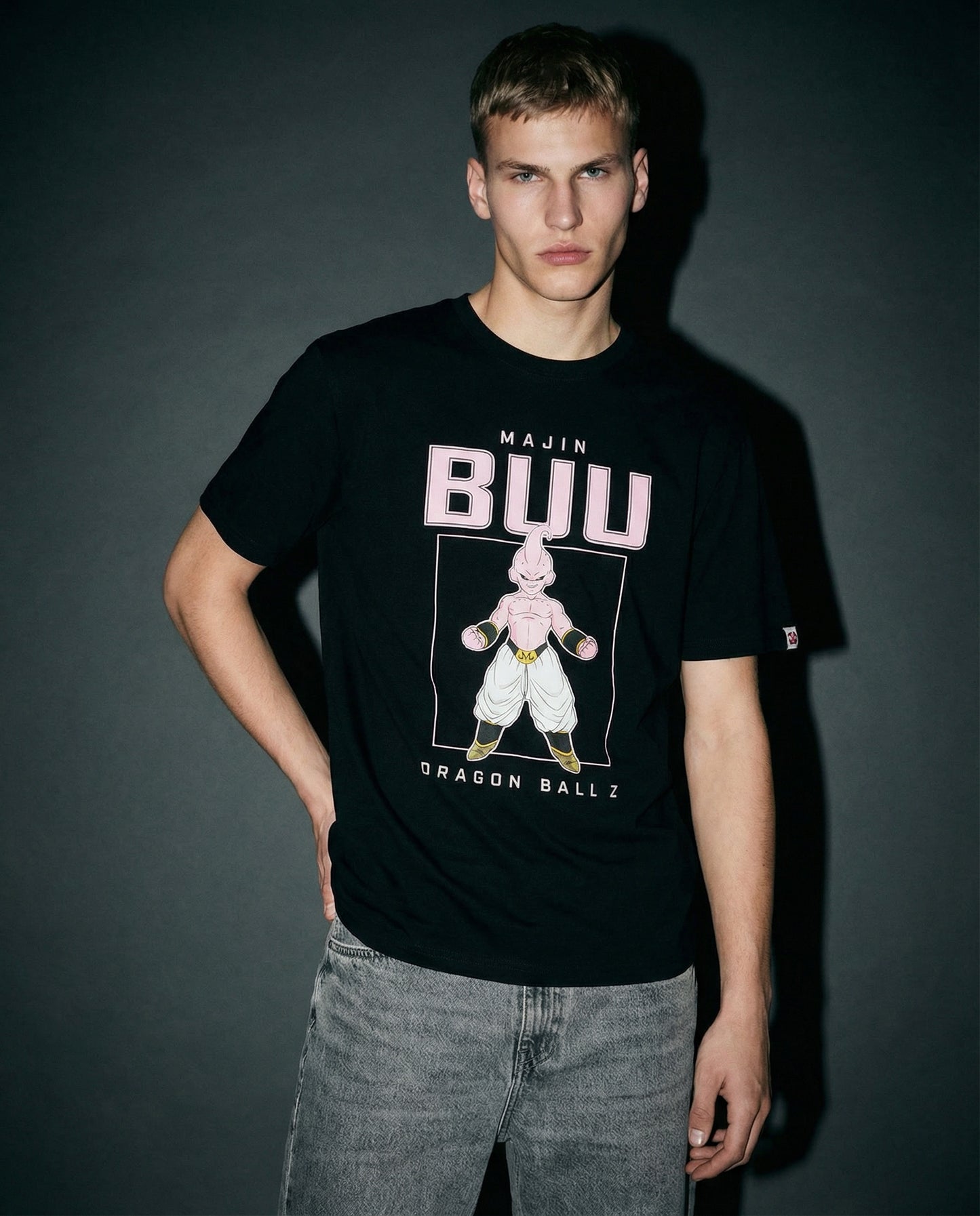 T-shirt Dragon Ball con stampa originale - Nero