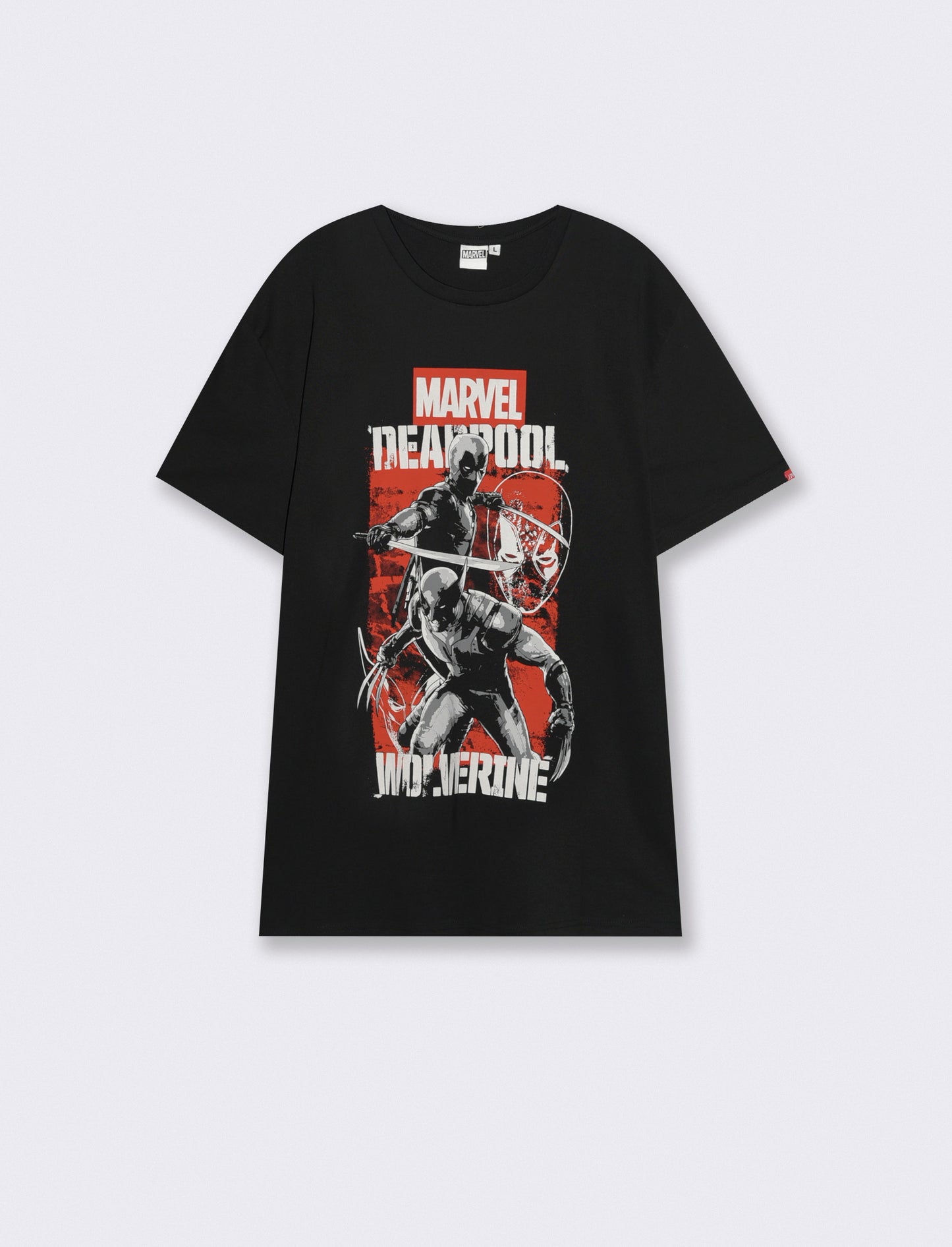 T-Shirt Marvel con Stampa Iconica - var 2