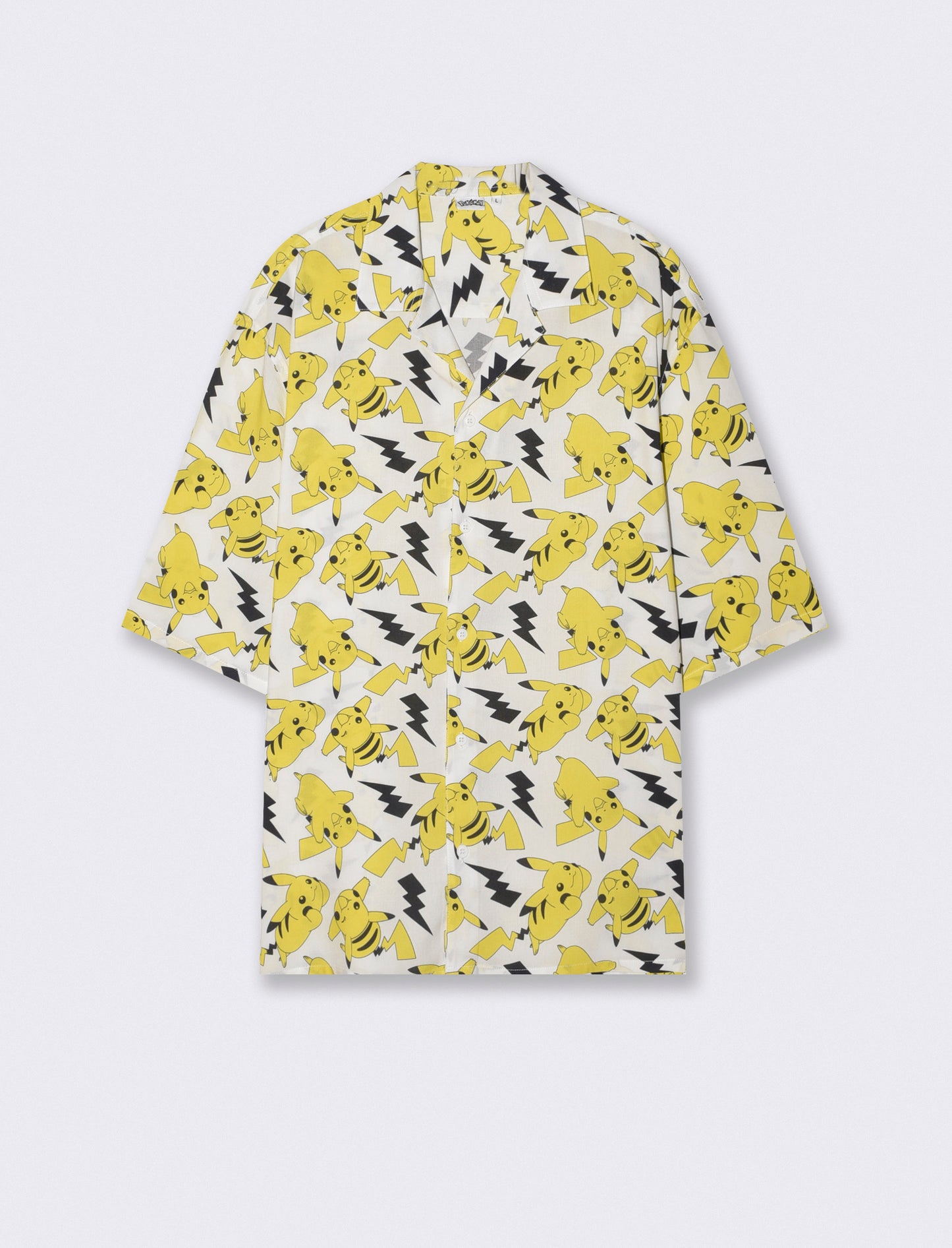 CAMICIA STAMPA ALL OVER POKEMON - Bianco